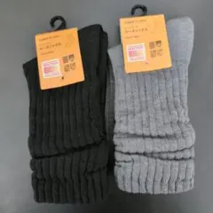 ユニクロ ヒートテックルーズソックス2足セット 23-25cm UNIQLO
