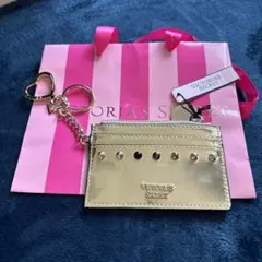 タグ付き未使用Victoria'ssecret キーリングポーチ