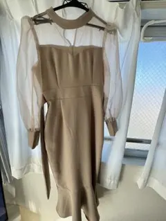 オケージョンドレス　ワンピース　ドレス　結婚式