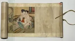 小柴垣草紙(源氏灌頂巻)」大正14年写 約27×1330㎝ 1巻|艶本 春画