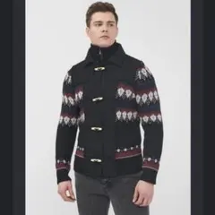 Desigualデシグアル ダッフルニットジャケット カーディガン ノルディック