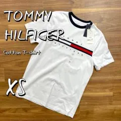 【新品】Tommy Hilfigerトミーヒルフィガー コットンロゴTシャツS白