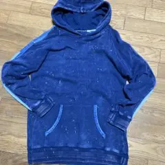 MADE TO HEART REAL MASTERS パーカー ペイント加工　Ｌ