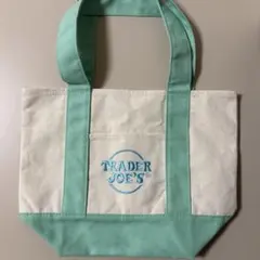 TRADER JOE'S ミニトート ミントグリーン
