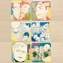 6枚セット　アートコースター　ハイキュー　ファンパーク