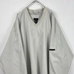 USA古着 izod ナイロンプルオーバー ナイロンジャケット ベージュ