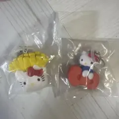 ハローキティ　アメリカンデザイン　めじるしアクセサリー　リボン　ポテト