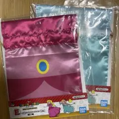 一番くじ　スーパーマリオ　ピーチ　ロゼッタ　E賞　巾着