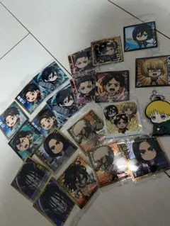 お値下げしました！進撃の巨人 ステッカー、ストラップ21点セット