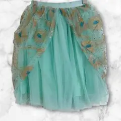 ディズニー×コットンオンキッズ　ミントグリーン　フレアスカート　110cm相当