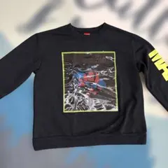 MARVEL スパイダーマン トレーナー 黒