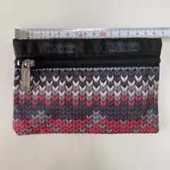 LeSportsac 幾何学模様 ポーチ