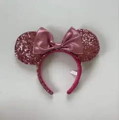 ディズニー カチューシャ ピンク スパンコールのサムネイル