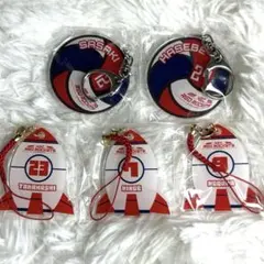 NECレッドロケッツ　REDROCKETS キーホルダー　ストラップ まとめ売り