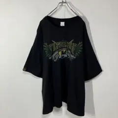 Tシャツ　半袖　アート　プリント　大きいサイズ　ヴィンテージ感　古着