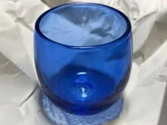 青色ガラス お猪口
