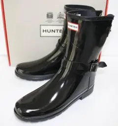 ✨希少✨ PRADA プラダ トライアングルロゴ レインブーツ ネイビー 36
