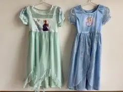 ディズニープリンセス　ドレス　シンデレラ　アナ雪　110センチ