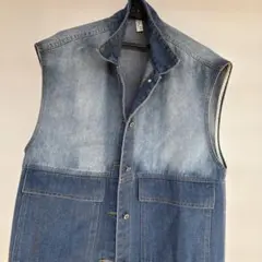 デニム ノースリーブベスト