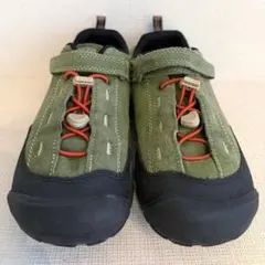 KEENスエードスニーカービックキッズジャスパーモデルオリーブグリーン定番