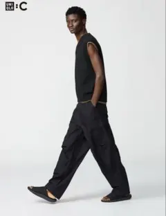 UNIQLO C ユニクロ ワイドフィットカーゴパンツ 25ss