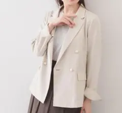 NATURAL BEAUTY BASIC ツィーディーダブルジャケット - メルカリ