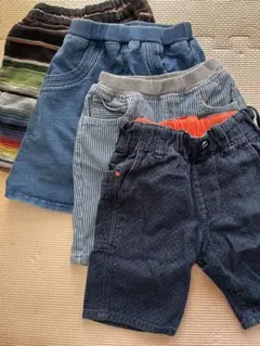 90-100 ハーフパンツ　半ズボン　男の子　breeze Lee 無印良品