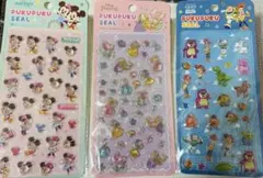 ディズニー ぷくぷくシール 3点セット ステッカー