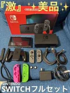 『激』✨美品✨Nintendo Switch グレー　フルセット
