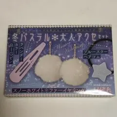 りぼん2019年12月号ふろく 冬パステル大人アクセセット