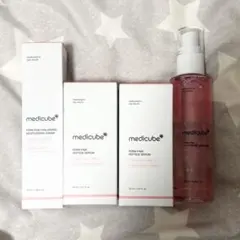 medicube PDRN PINK セット 4点　セラム クリーム ミスト