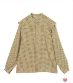 新品未使用 TOMORROWLAND フラワープリント ブラウス タグ付