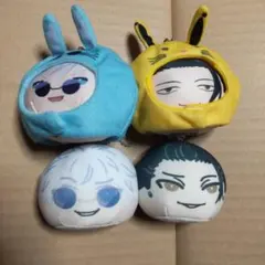 呪術廻戦 おまんじゅうにぎにぎマスコット あにずきん 五条悟 夏油傑