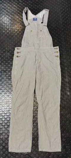 Lee ストライプオーバーオール　サロペット　Mサイズ