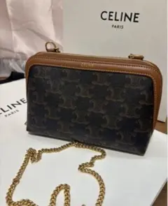 新品】CELINE セリーヌ トリオンフ トラベルセット ポーチ 付属品完備