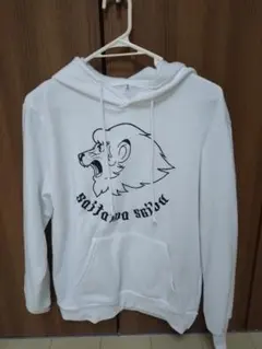 西武ライオンズ 白獅子プリントパーカー　Ｓサイズ