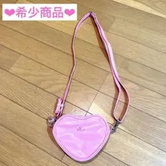 mezzopiano メゾピアノ ピンク ハート型 ポシェット (*´˘`*)♥