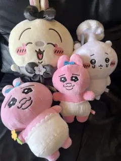 おぱんちゅうさぎ ぬいぐるみ　うさぎ　寄生されちゃった　超まじかる　ちいかわ