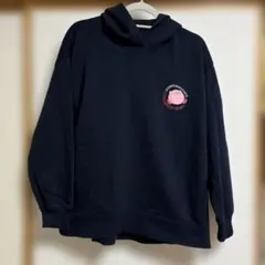 値下げGUカービィ プリント ネイビーパーカーＬサイズ