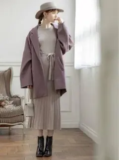 GRL ルーズテーラードコート ze585