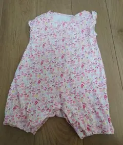 ユニクロ フライスショートオール 80cm ピンク