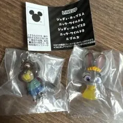 ズートピア 2 ガチャ めじるしアクセサリー ジュディ　ニブルズ