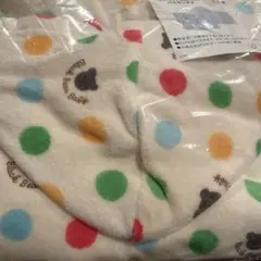 未開封MIKI HOUSE バスポンチョ ドット柄