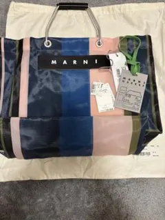 限定値下げ MARNI ストライプ トートバッグ - メルカリ