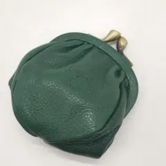 IL BISONTE イルビゾンテ がま口 コインケース グリーン