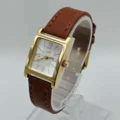 無印良品 駅の時計 腕時計 ヌメ革 MJ-SCW2 無印良品 腕時計 駅の時計 バンド：ヌメ革 型番：MJ‐SCW2 - メルカリ
