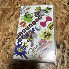 Switchソフトの特製ケース・スプラ2＆星のカービィのジャケット付き