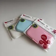 3色❤️Bitatto ウェットシートのフタ / ピンク ブルー ホワイトのサムネイル