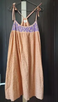 TITICACA　刺繍キャミソールワンピース　チチカカ　アジアン