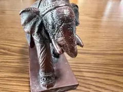 木製　象　彫刻 置物　アンティーク
